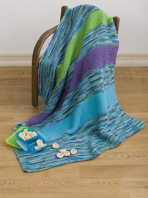 Easy Stripe-y Baby Blanket