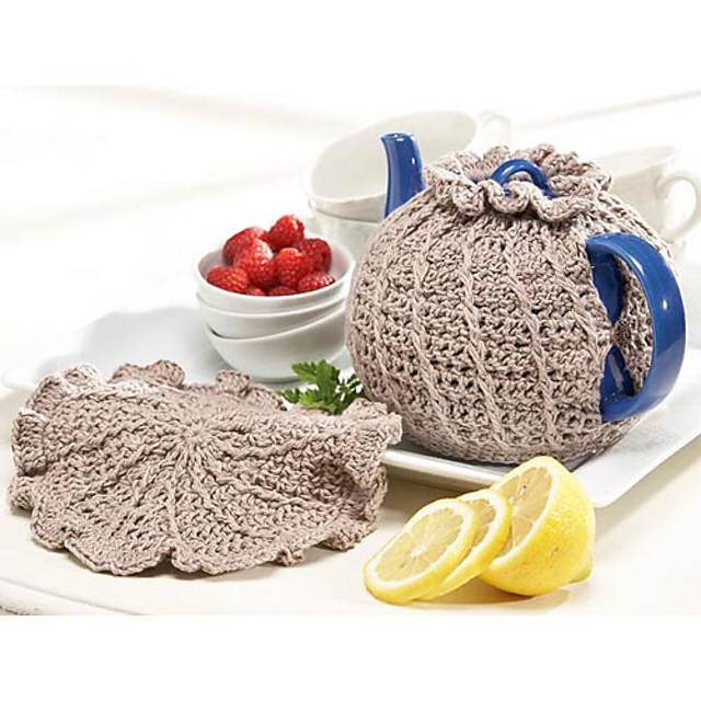 Dainty Teapot Cozy and Trivet Pattern