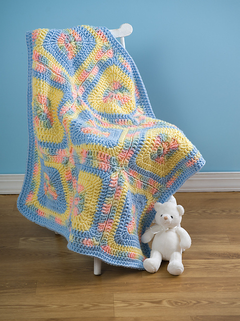 Three Squared Baby Blanket