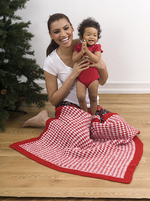 Peppermint Patty Baby Blanket