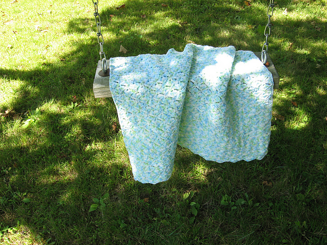 Shells & Lace Baby Blanket