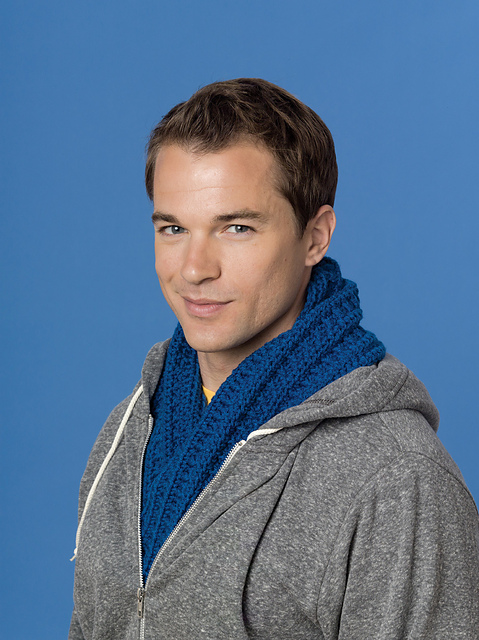 Blue Suede Scarf