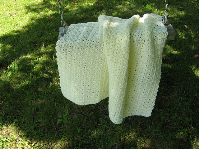 Ivory Dreams Baby Blanket