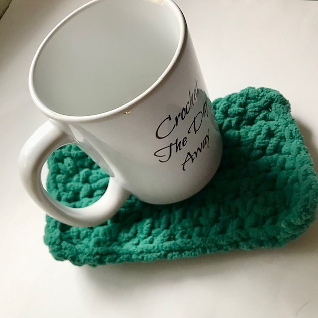 Chunky Scrappy Mug Rug