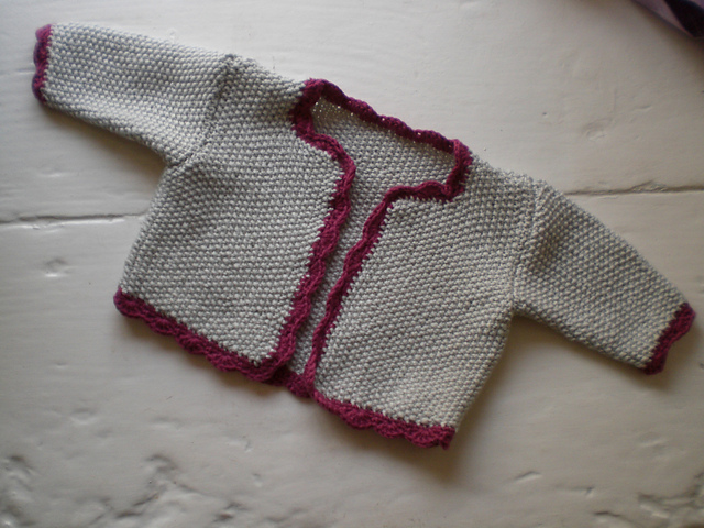 Crochet Edged Cardigan