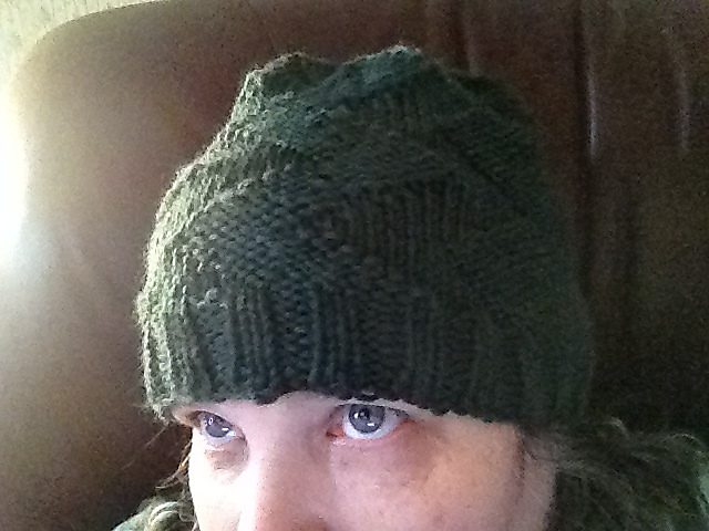 Zig Zag Hat in Worsted