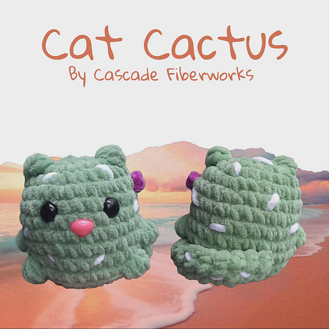 Cat Cactus Amigurumi