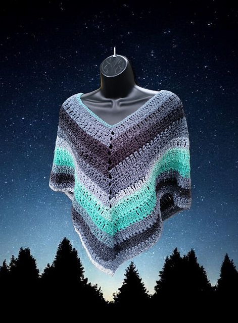 Shooting Stars Poncho