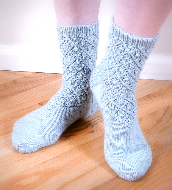 Diamond Lace Socks