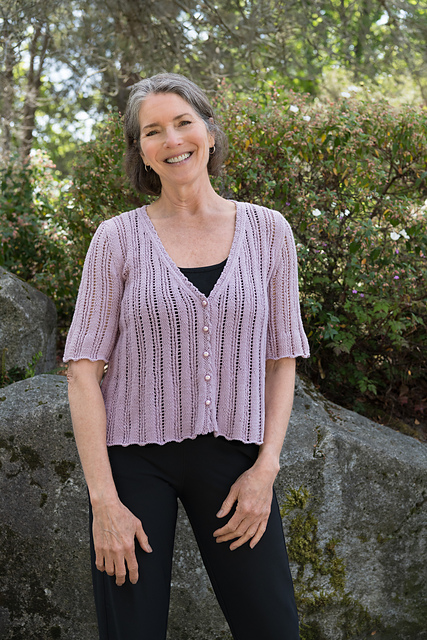 Flared Lace Cardigan
