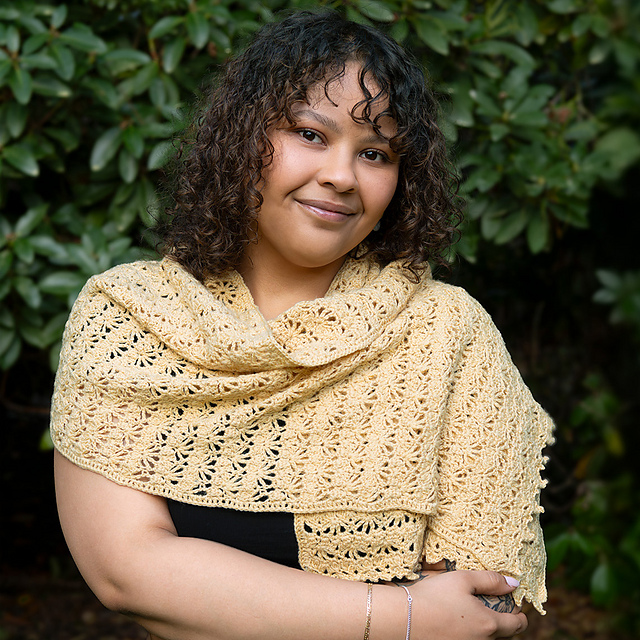 Lemon Meringue Shawl