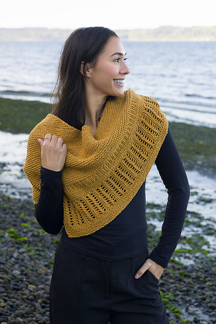 August Wheat Shawl
