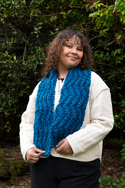 Ripple Rib Scarf