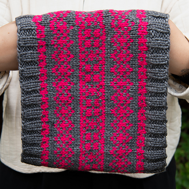 Easy Peasy Stranded Cowl