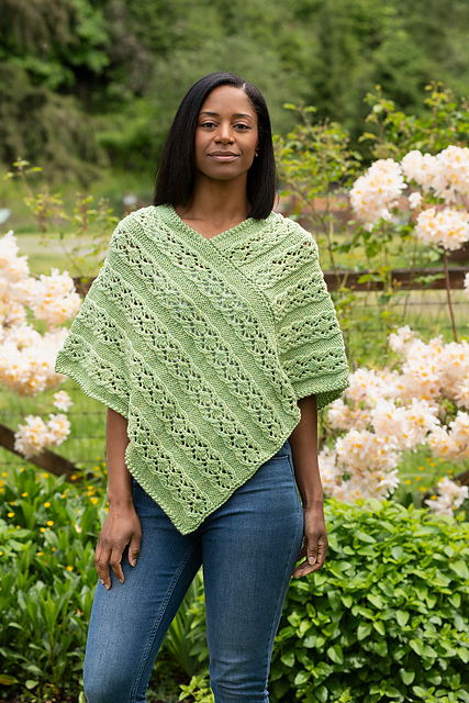 Lacy Diamond Poncho
