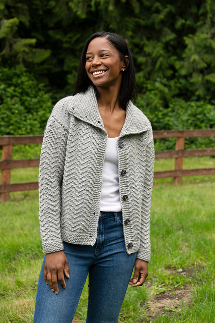 Ravelry: Chunky Cardigan pattern by Andi Javori
