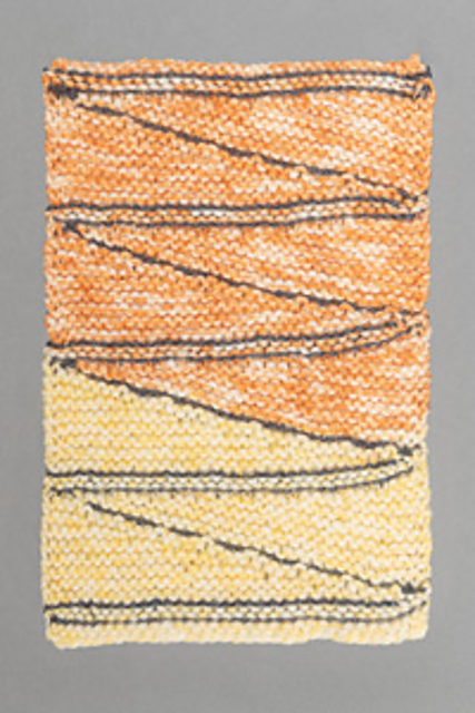Short Row Blanket  Section