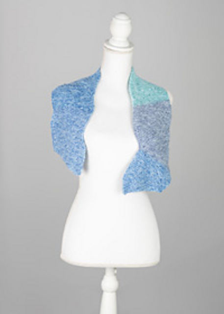 Short Row Wavy Scarf