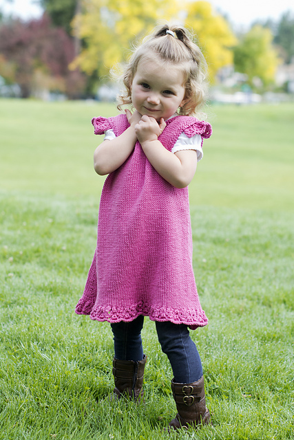 Sweet Little Girl Ruffle Tunic