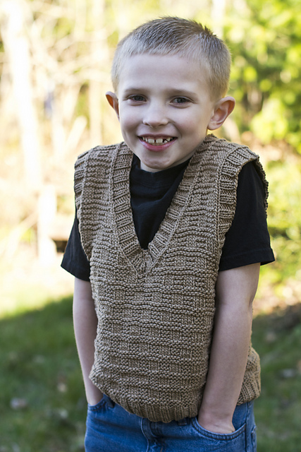 Boy's V-Neck Vest