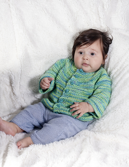 Ravelry: Top Down Baby Cardi pattern by Anastasia Blaes