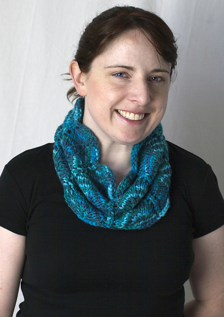 Chevron and Feather Cowl