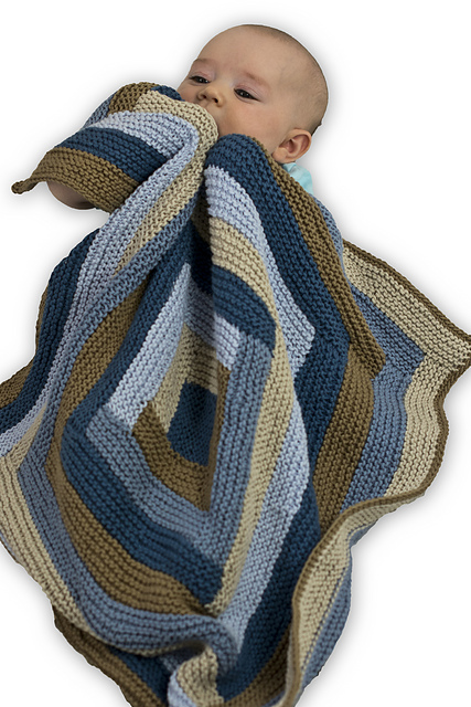 Log Cabin Baby Blanket