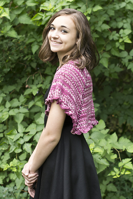 Shawl With Ruffle