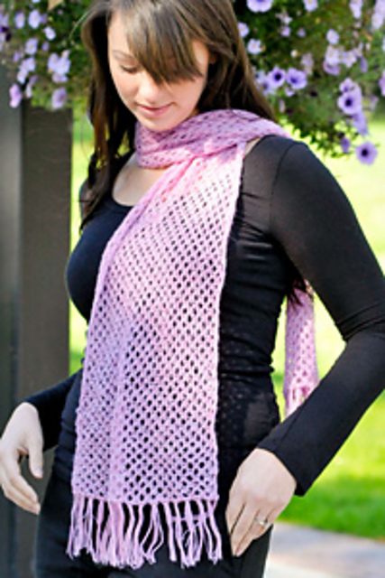 Cluster Stitch Scarf