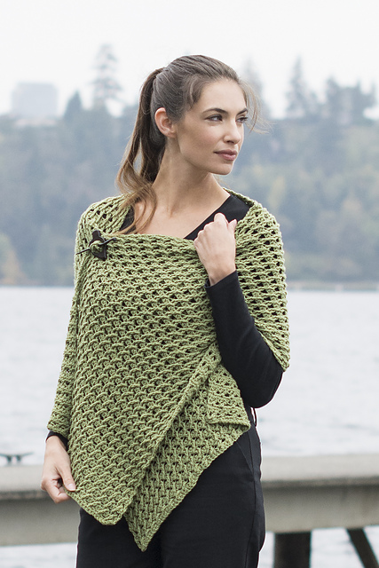 Easy Cable Lace Stole