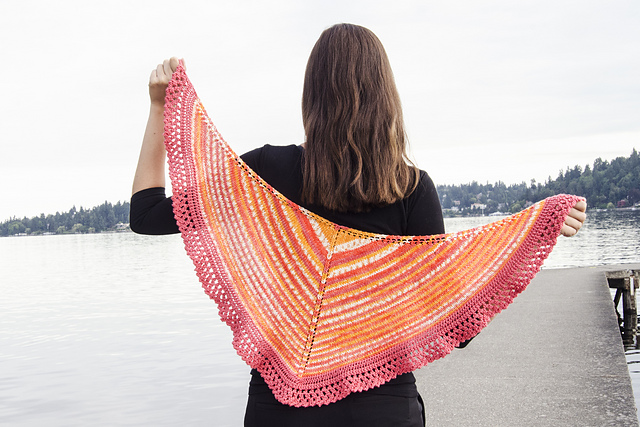 Caribbean Punch Shawl