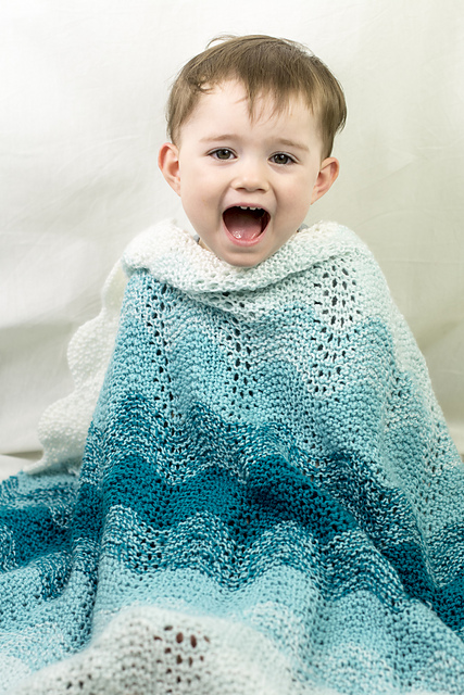 Tonal Shift Baby Blanket