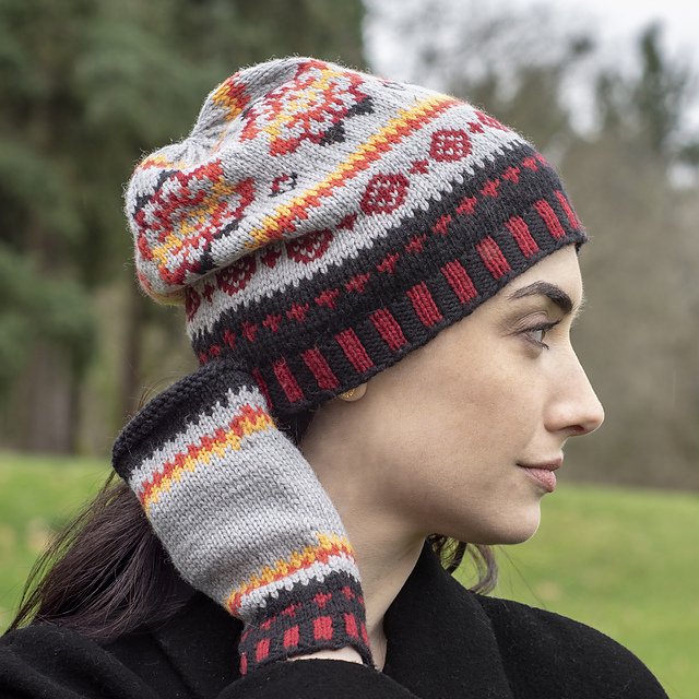 Indian Summer Slouch and Mitts