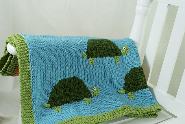 1 + 2 + 3 Turtles Blanket