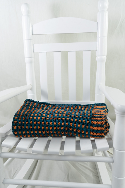 Slip Stitch Baby Blanket