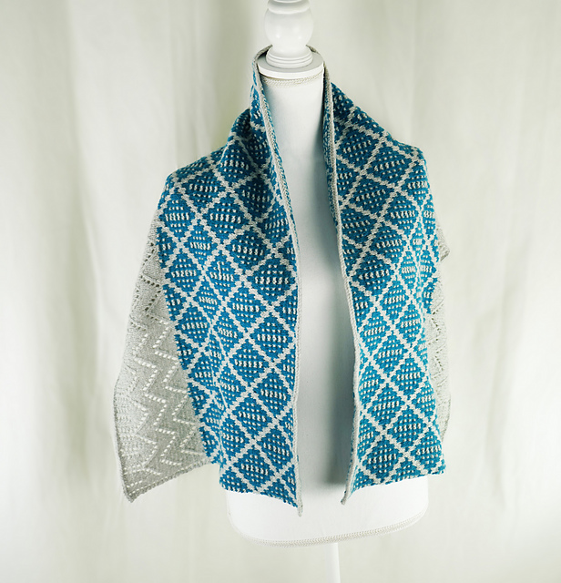 Dotted Diamonds Shawl