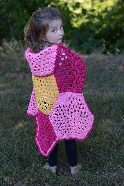Pink Flower Baby Blanket