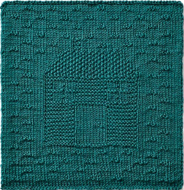 2019 Knitterati Diagonal Afghan Block 8