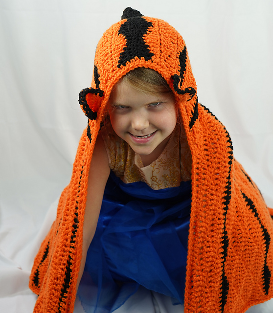Tiger Hooded Blanket