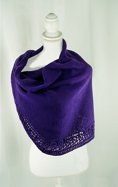 Royal Violet Shawl