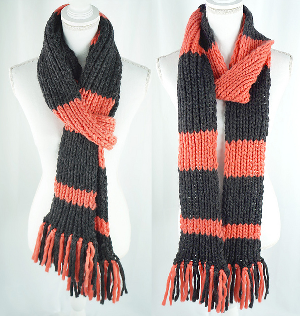 Ribby Blocks Scarf