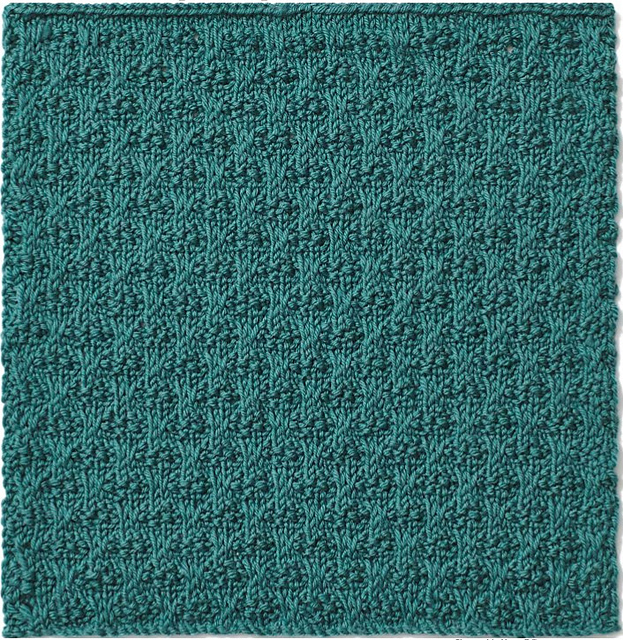 2019 Knitterati Diagonal Afghan Block 17