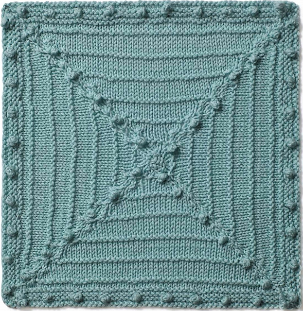 2019 Knitterati Diagonal Afghan Block 20
