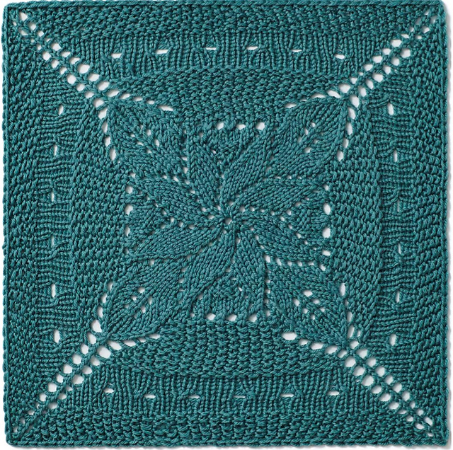 2019 Knitterati Diagonal Afghan Block 25