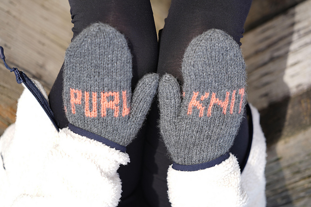 Knit Purl Mittens