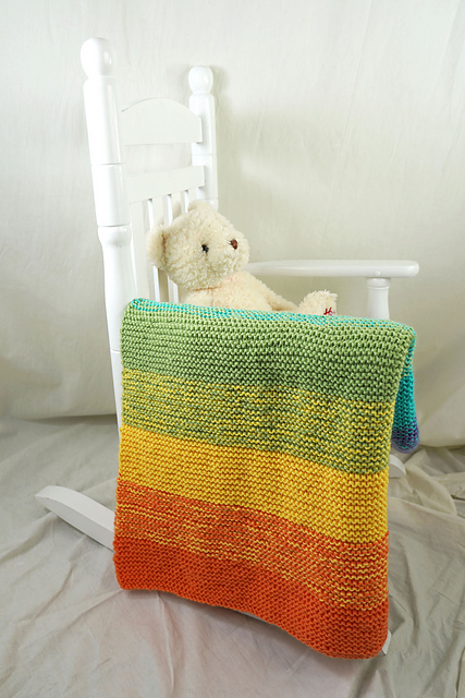 Beach Sunrise Baby Blanket