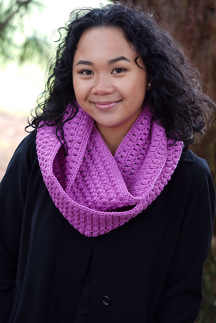 Crochet Puff Cowl