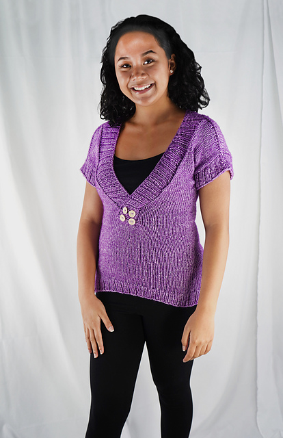 Buttoned Vest Top