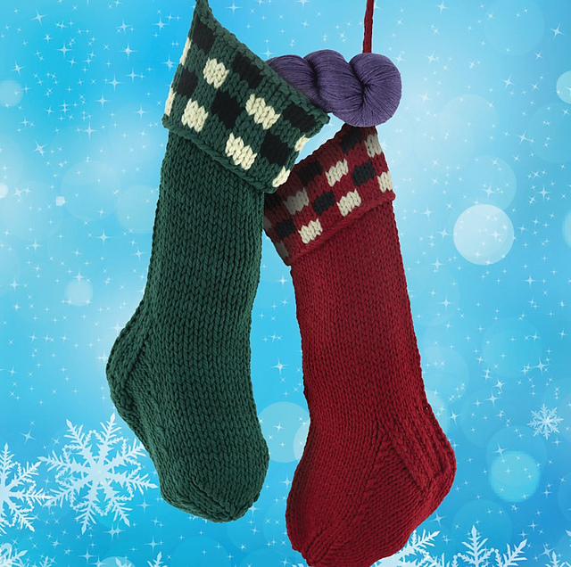 Classic Plaid Christmas Stocking