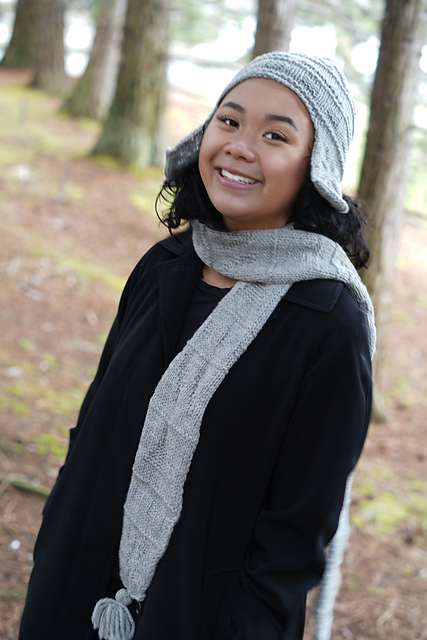 Beginner’s Earflap Hat and Scarf